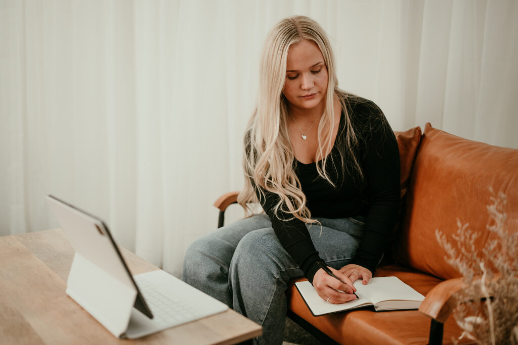 owner of Rachel Jayne Creative studio working